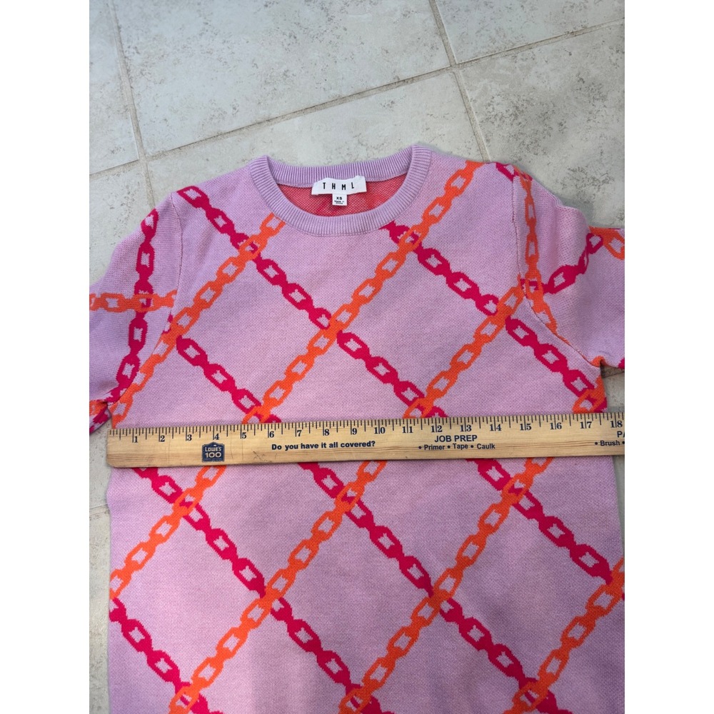 THML Lilac Chain Link Knit Sweater XS - Picture 8 of 8